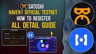 SATOSHI  Haven 1 Official Testnet  How to Register Full Detail Guidance satoshi testnet [upl. by Aicilic861]