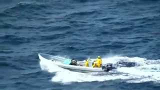 Coast Guard High Speed Chase stops Mexican Poachers in Gulf of Mexico [upl. by Rocky]