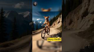 Dog vs bear Cycling dogbearaishorts [upl. by Lexerd]