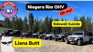 Niagara Rim OHV Trail  Lions Butt Sidewall Suicide Oh MY  4Runner Overland [upl. by Yboc988]