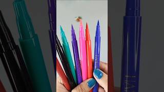 Affordable Colorful Eyeliner Pen  Best Eyeliner for Beginner eyeliner eyemakeup shorts asmr yt [upl. by Midis]