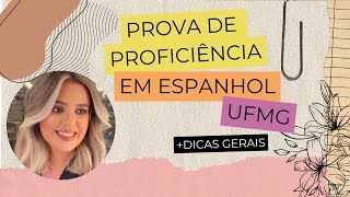 PROVA DE PROFICIÊNCIA EM ESPANHOL UFMG [upl. by Valentia]