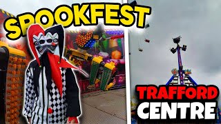 SPOOKFEST Trafford Centre Fun Fair VLOG  October 2023 [upl. by Aihsatsan]