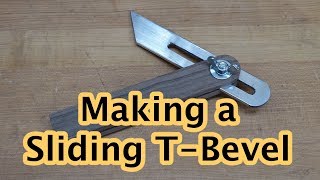 Making a Sliding T bevel [upl. by Ennovyhs]