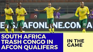 AFCON 2025 Qualifiers South Africa Dominates Congo [upl. by Ainat]