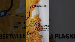 Tour de France 2025 et ses quotDétoursquot  NantuaPontarlier [upl. by Jaret]