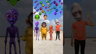 Red dame tu Casita alien Purple siren amp fat dog vs me correct head matching funny vfx Game funny [upl. by Wehrle]