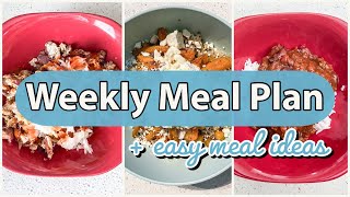 EASY WEEKLY MEAL PLAN  Simple Meal Planning for Beginners [upl. by Dunseath]