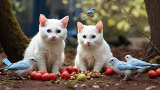 Cat TV for Cats to Watch 😺 Pretty Birds and Squirrels 🐿 8 Hours 4K HDR 60FPS [upl. by Nnaxor920]