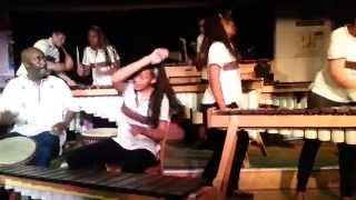 MaruAPula Sch Marimba Band  Ashkenaz Berkeley CA 42614 [upl. by Chevy]