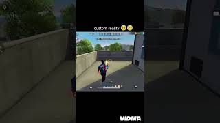 Reality of CUSTOM😞😞🥺🥺FREE FIRE MAX [upl. by Esdnyl236]