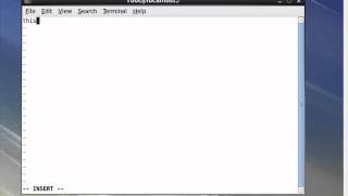 comment utiliser léditeur vi en linux vi editor chap 2 [upl. by Noemad]