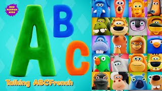 Talking ABC French Phonics and alphabet song Cute AnimalsBoopanpankids [upl. by Elbys]