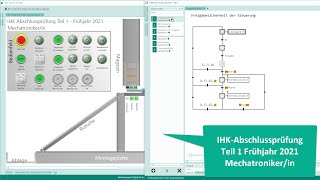 Grafcet  IHK Mechatroniker Prüfung Teil 1 Frühjahr 2021 – in SPS übertragen [upl. by Lramaj453]