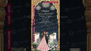 Marriage Invitation Video Maker  Invitation Video Maker  Wedding Invitation Video [upl. by Ilonka]