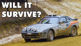 The Turbo 5 Cylinder Swapped 944s FIRST STAGE RALLY  Built by Mike [upl. by Hausmann367]