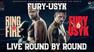 FURYUSYK LIVE ROUND BY ROUND amp WATCH PARTY [upl. by Nomaid]