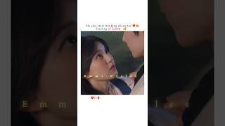 The forehead kiss 😍 kdrama koreandrama koreanlove love cdramas hiddenlove chinesedrama [upl. by Ybot]