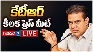 🛑LIVE కేటీఆర్ కీలక ప్రెస్ మీట్  KTR Press Meet on Musi River  Swecha Tv [upl. by Monson]