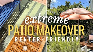 DIY Backyard Patio Makeover on a Budget 🏡🪴 EASY Outdoor Living Space Ideas [upl. by Frodin364]