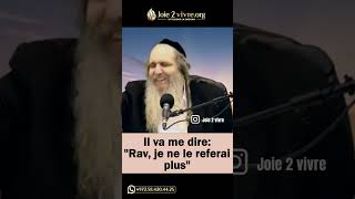 Rav Shalom Arouch  Dieu ne rit jamais [upl. by Attecnoc195]