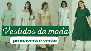 9 VESTIDOS QUE ESTÃO NA MODA 2023 E 2024 Primaveraverão [upl. by Stretch]