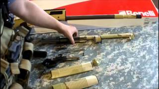 BENELLI M4 super 90  how to fieldstrip this uber shotgun by USSQUADS [upl. by Anirrok]