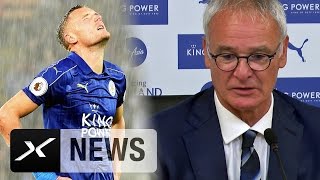 Claudio Ranieri Glücklich über Sieg im quotWasserballquot  Leicester City  Swansea City [upl. by Otrebireh]