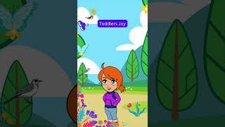 The Clever Fox and the Crow  Moral Story for Kids  Hindi Story  Toddlers Joy shorts viral [upl. by Ahsirt]