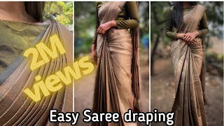 Easy wedding saree draping [upl. by Etyam]