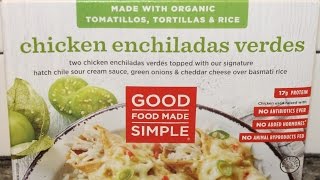 Good Food Made Simple Chicken Enchiladas Verdes Review [upl. by Ardisi]