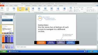 Create Learning Module with PowerPoint  Part 1 [upl. by Hehre490]