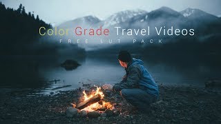 Moody LUT PACKS  Color grade travel videos  Premiere Pro [upl. by Ecyt]