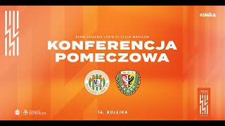 KGHM Zagłębie Lubin  Śląsk Wrocław 30  Konferencja prasowa [upl. by Casanova]