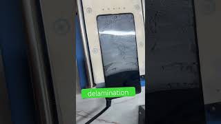 delamination display smartphone repair [upl. by Anaira882]