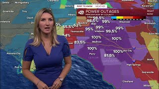 Elizabeth Copeland provides 5 am power update in Tallahassee Florida after Hurricane Helene [upl. by Ahsyak305]