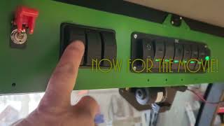 Curtis Cab on John Deere X728 Heater Installation [upl. by Anenahs]