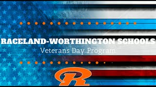 RacelandWorthington Schools Veterans Day Program [upl. by Theadora]