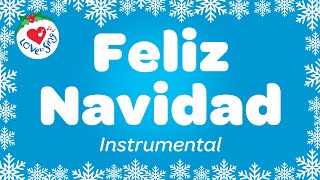 Feliz Navidad Karaoke 🎤 Instrumental Christmas Song 🎄 🔔 [upl. by Claudianus]