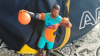 LeBron James space jam 2 action figure review moose toys [upl. by Farmann]