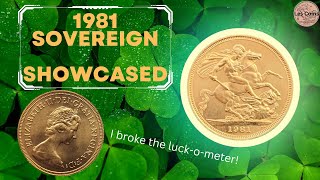 1981 Sovereign reviewed unexpected lucky sovereign coins gold [upl. by Prakash]