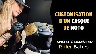 Customisation dun casque moto Shoei Glamster [upl. by Mick888]