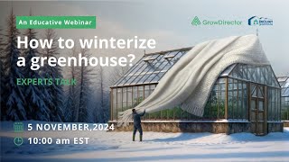 How to winterize a greenhouse for cold climates Experts talk [upl. by Nibor]