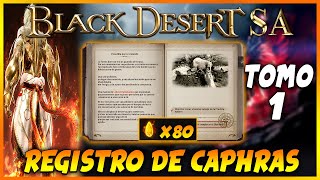 BLACK DESERT LATINO  DIARIO DE AVENTURAS  REGISTRO DE CAPHRAS  TOMO 1  BDO Español  2020 [upl. by Foss]