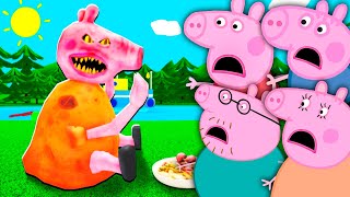 PEPPA PIG PLAY HUNGRY PIG IN ROBLOX [upl. by Standice]