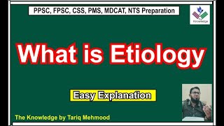 What is Etiology  Medical or Psychological Meaning of Etiology in Urdu  HIndi [upl. by Cosette254]