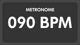 90 BPM  Metronome [upl. by Llebpmac]