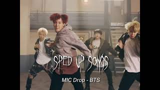 mic drop  bts  sped up [upl. by Florri]