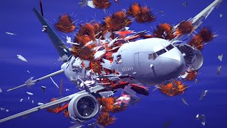 Airplane Crashes amp Shootdowns 41  Besiege [upl. by Ahsenrad]