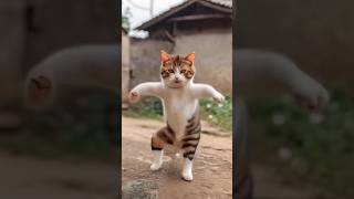 Bike racing funny dance 🙀cat catlover dance trendingshorts [upl. by Fleming133]